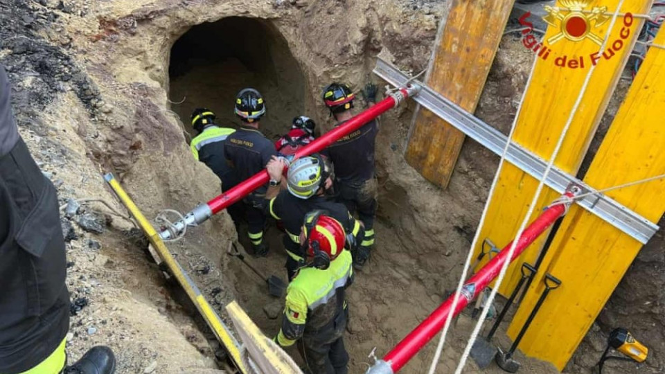 У Римі чоловік застряг у тунелі, який він копав для пограбування банку, фото