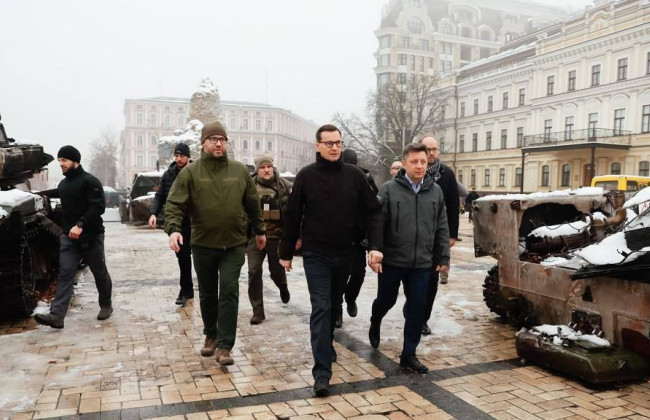Прем'єр-міністр Польщі Матеуш Моравецький прибув до Києва: фото