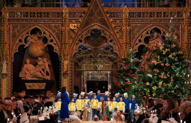 Дитячий хор із української школи заспівав на королівській коляді на запрошення принцеси Кетрін Міддлтон, відео