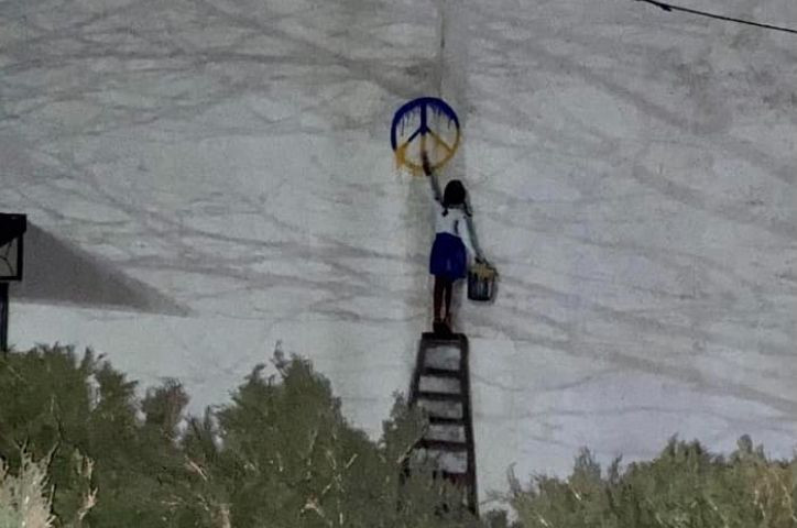 На Київщині з'явилися графіті відомого італійського художника TVboy, фото