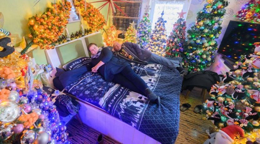 555 новорічних ялинок в одному будинку: сім'я з Німеччини встановила новий світовий рекорд, фото