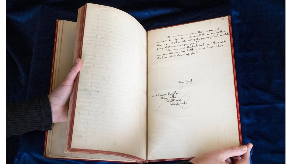 Оригинал рукописи о Шерлоке Холмсе уйдет с молотка за рекордную сумму: фото