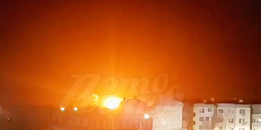 Беспилотники атаковали военный аэродром в Ростовской области: видео