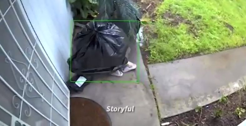 Зухвале пограбування: злодій надів мішок для сміття, щоб вкрасти посилку вартістю $10, відео