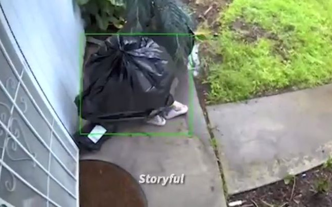 Дерзкое ограбление: вор надел мусорный мешок, чтобы украсть посылку стоимостью $10, видео