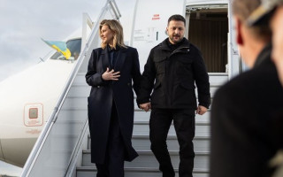 Зеленский и первая леди прибыли в Вильнюс на годовщину Январского восстания, видео