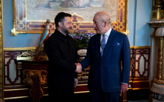 Зеленский встретился с королем Чарльзом III в Букингемском дворце, фото